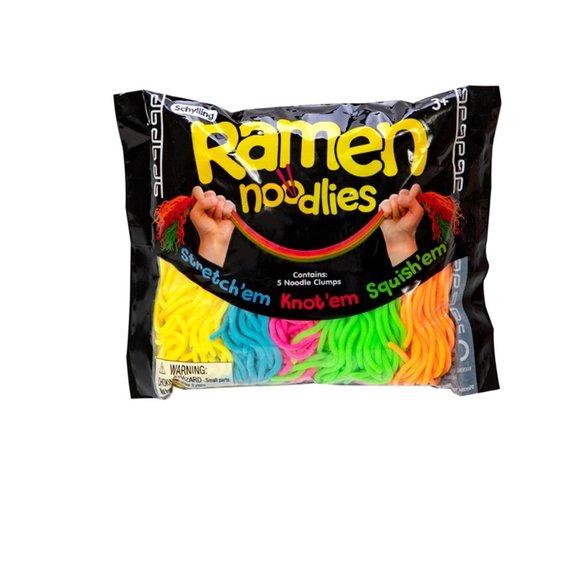 Nee-Doh Stress Toys  One of Each- Heart Strings,  Hearts and Ramen Noodlies - Picture 11 of 11